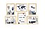 Kit quadro mundi & balão decorativo quarto criança enxoval bebê - Imagem 1