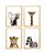 Kit quadro decorativo infantil safari real quarto criança bebê enxoval - Imagem 1