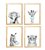 Kit quadro decorativo infantil safari balão verde  quarto criança bebê enxoval - Imagem 1