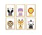 Kit quadro decorativo infantil safari  quarto criança bebê enxoval - Imagem 1