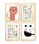 Kit quadro safari  alfabeto e número decorativo infantil quarto criança bebê enxoval infantil - Imagem 1