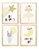 Kit quadro decorativo infantil bailarina lua arco íris  quarto criança bebê enxoval menina - Imagem 1
