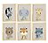 Kit quadro safari decorativo quarto criança enxoval bebê - Imagem 1