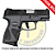 PIST TAURUS .9MM G2C/12 3" CAFO - COLORS CINZA - Imagem 1