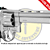 REVOLVER TAURUS RT608 .357MAG 6,5" INOX FOSCO - Imagem 2