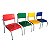MESA CONJUNTO ATIVIDADE RETANGULAR / CADEIRA PP MINI - Imagem 2