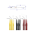 Kit Acupunturas 10 Agulhas Finas Angulares Automotiva USA-051 - Imagem 6