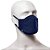 Kit 2 máscaras de proteção lupo fit antimicróbica lavável cor Azul e Vinho Lupo - Imagem 3