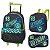 Mochila Tigor C/rodinhas Lancheira Estojo box - Imagem 1
