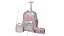 Kit Mochila Rodas Lilica Glimmer Lancheira Estojo Necessaire - Imagem 1