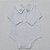 Salopete Listrada com Body Bordado Urso Aplique - Imagem 9