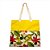 Bolsa Ecobag de Algodão Cru - Flores - Imagem 1