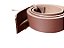 TIRA COURO CINTO MARROM 4mm 4CM X1.60 - Imagem 2