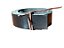 TIRA COURO CINTO PRETO 4mm  4CM X1.60 - Imagem 2