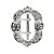 Fivela guaiaca Princesa Isa Inox Polida Fiv 122 43mm - Imagem 1