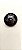 Margarida  Flor 2 zamac cromo preto 29mm macho femea - Imagem 1