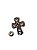 Aplique rebite A3 Cruz strass 3cm FM7652 - Imagem 2
