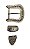 Jogo Fivela Americana Ouro Strass Cristal FM 2138/ 43mm - Imagem 2