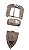 Jogo Fivela Americana Niquel Strass Cristal FM 2114/ 40mm - Imagem 4