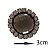 Margarida aplique rebite STRASS FLOR - Imagem 3