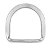 Meia Argola D Inox 65mm - Imagem 2