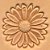 Carimbo 3d tandy leather sunflower 88492-00 - Imagem 1
