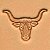 CARIMBO 3D TANDY LEATHER  LONGHORN CRAFTOOL® 88438 - Imagem 1