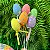 Enfeite Buquê de Ovos de Páscoa Coloridos - 6 Peças - Imagem 1