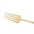 Garfo para Mesa em Aço Inox Opera 22cm - Champanhe Dourado - Imagem 2