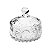 Potiche Decorativo de Cristal Louise Transparente 14x14cm - Imagem 1