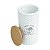 Pote De Cerâmica Com Tampa Em Bambu Sweet Home 1,35 Litros - Imagem 5