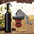 Kit Com 2 Tampas Hermética De Aço Inox Para Vinho 10x3cm - Imagem 2