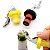 Kit Com 2 Tampas Hermética De Aço Inox Para Vinho 10x3cm - Imagem 3