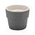 Vaso Autoirrigavel Anti Mosquito Pequeno 12cm Cinza Chumbo - Imagem 1