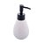 Conjunto para Banheiro 2 Peças De Cerâmica Granilite Branco e Preto - Imagem 2