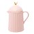 Bule De Cerâmica Com Tampa Colibri 600ml Rosa - Imagem 1