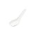 Jogo De 6 Colheres Finger Food Porcelana Branca 12cm - Imagem 4