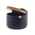 Saleiro Cerâmica Tampa E Colher Bambu De Mesa Bancada 350g - Imagem 5
