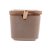 Saleiro Quadrado Cerâmica Tampa E Colher Bambu De Mesa 350g - Imagem 2