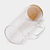 Jarra De Agua 1,3L de Vidro Com Tampa Bambu - Imagem 2