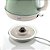 Chaleira Elétrica Vintage Retro 1,7L Verde Claro 220v - Imagem 6