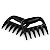 Kit 2 Garras De Urso Churrasco Para Desfiar Carnes e Aves - Imagem 1