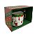 Kit Presente Natal Caneca e Colher Papai Noel Borda Dourada - Imagem 5
