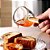 Jarra Mini Molheira Vidro Cabo Bambu Caldas Café Turki 100ml - Imagem 3