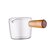 Jarra Mini Molheira Vidro Cabo Bambu Caldas Café Turki 100ml - Imagem 1