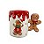 Caneca de Cerâmica Biscoito Ginger de Natal Gingerbread - Imagem 1