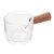 Molheira Mini De Vidro Grosso Cabo Bambu 100ml Gourmet 7cm - Imagem 1