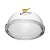 Queijeira Bird Golden 20cm Com Tampa Cristal Grosso De Mesa - Imagem 2
