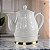 Chaleira Elétrica De Porcelana 220v 1,5L Eleganza Branca com Dourado - Imagem 2