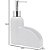 Porta Detergente Dispenser Porcelana 200ml Espaço Esponja - Imagem 2